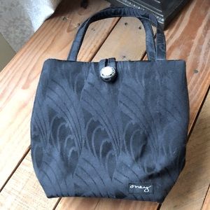 Oney Black Dress Purse Handbag Handmade by Original Oney Designer Never Used